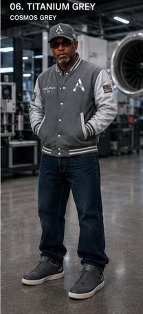 Darryl Allen wearing Titanium Grey colorway with Aerospace footwear