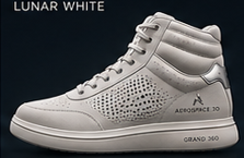 Darryl Allen wearing Lunar White colorway with Aerospace footwear