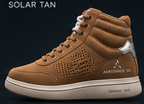 Darryl Allen wearing Solar Tan colorway with Aerospace footwear